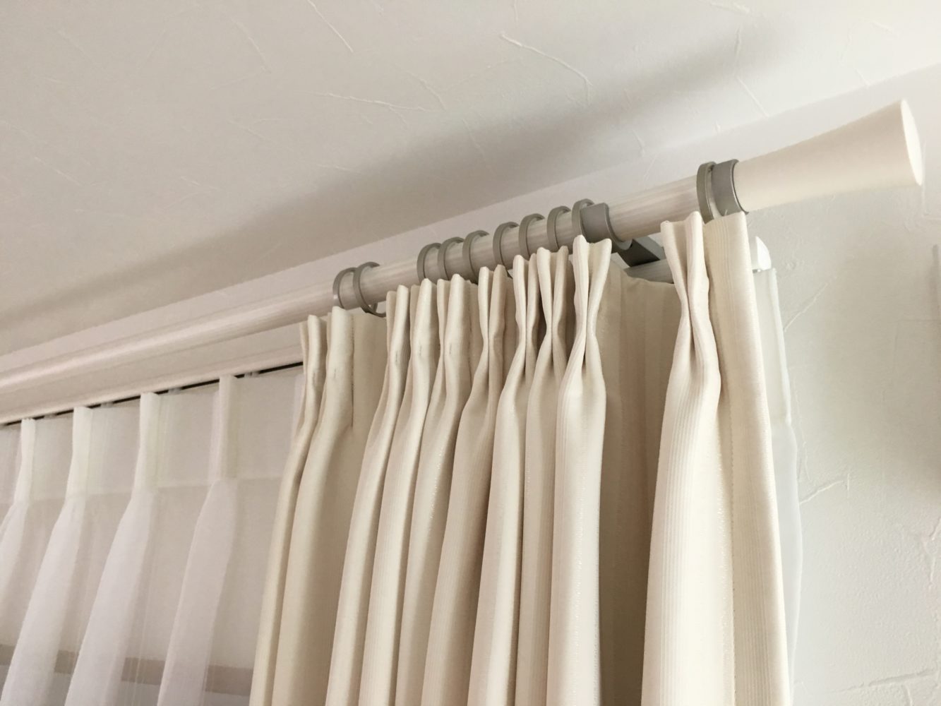 粋な3重構造カーテン｜神奈川県海老名市 | カーテン  