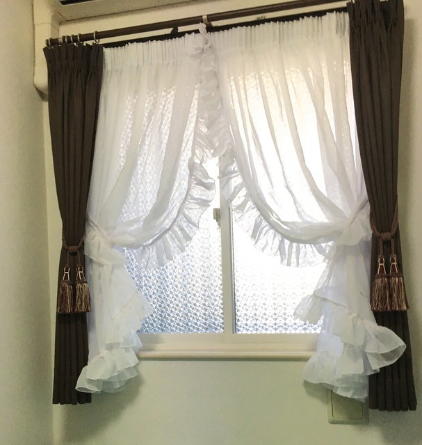 ふんわり華やかレース｜カーテン｜新築戸建｜神奈川県大和市