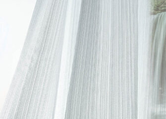 レースカーテン│水色レース│ストライプカーテン
