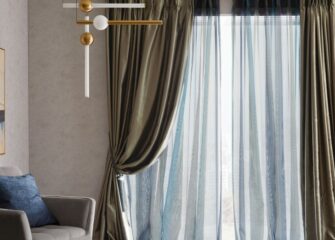 サンゲツレース│ボーダーカーテン