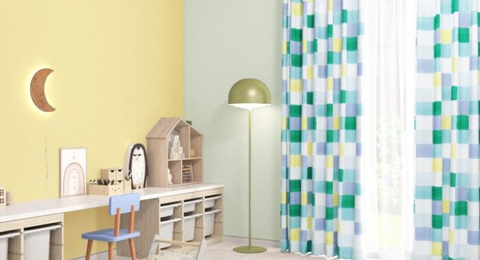 子供部屋カーテン施工例